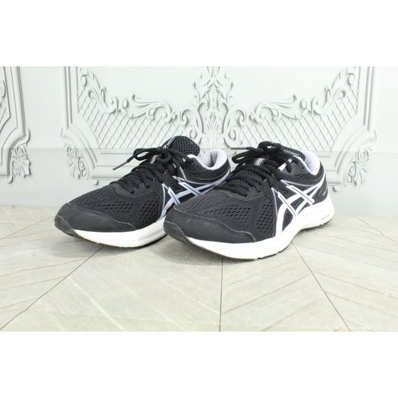 Asics Gel Contend 7 Black Mesh Breathable Running Sneakers Size 10 - Picture 2 of 9